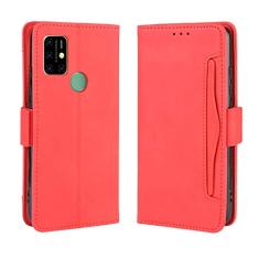 Capa com compartimento para cartão para Umidigi Power 3, capa flip de couro para Umidigi Power 3, capa magnética retrô para celular, capa carteira com compartimentos para cartão