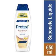 Sabonete Líquido Antibacteriano Protex Nutri Protect Vitamina E 650ml,