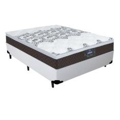 Cama Box Casal Colchão Molas Ensacadas Gazin com Euro IN New York 138x