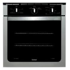 Forno de embutir elétrico Consul 84 litros prata com Grill e Timer Aut