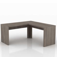 Mesa para Escritório em L 1,57x1,57m Várias Cores ME4116 Tecnomóbili, 