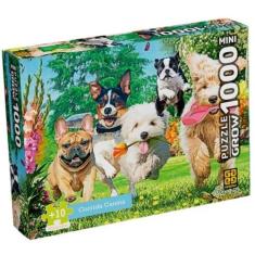 Mini Quebra-cabeça 1000 peças Corrida Canina - Grow , 04606