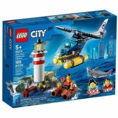 Lego City 60274 Policia De Elite Captura No Farol 189 Pecas