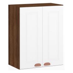 Armário Para Cozinha 60cm 2 Portas Safira Nogueira