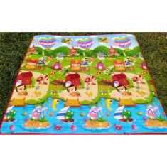 Tapete De Atividades Infantil Grosso - Dupla Face - 2,00x1,80 metros