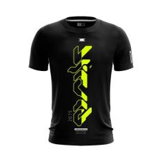 Camiseta Texx Preta Cyber Verde M