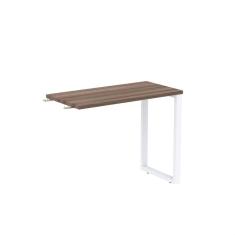 Mesa Complemento 900x450mm Mcp90/45p25tub Walnut/Branco