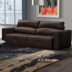 Sofá Decorativo Monica 3 Lugares Sala de estar 252cm Reclinável e Retr