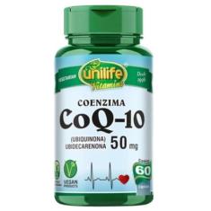Coenzima Ubiquinona CoQ-10 Vegano 60 cáps 50mg - Unilife