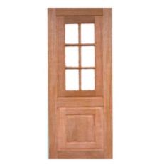 Porta de Madeira CSMV 2 p/ Vidro Maciça Cedro Arana Casmavi, 82cm x 21