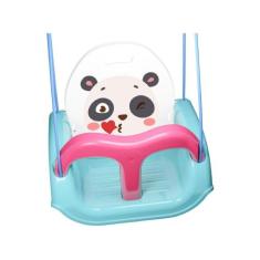 Balanço Infantil Pandinha Azul e Rosa - Pais e Filhos, Azul e Rosa