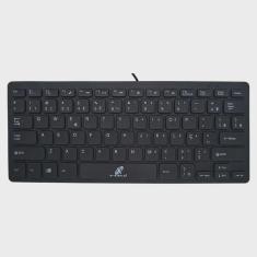 Mini Teclado com fio Slim Multimidia Mac pc x-cell XC-TEC-02