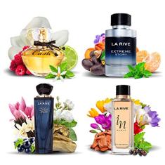 Kit 4 Perfumes Importados La Rive Masculino e Feminino