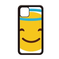 Capa de celular Smile Angle Yellow Cute Online Chat para iPhone 12 Pro Max para Apple Mini Mobile Case