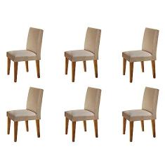 Conjunto Com 06 Cadeiras Grécia Rufato