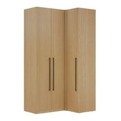 guarda-roupa de canto solteiro infinity 3 pt 2 gv savana