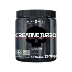 Creatina Black Skull Turbo em Pó 300g sem Sabor, 300g, Sem sabor
