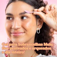Gel para Sobrancelha Modelador com Pincel Melu by Ruby Rose, 1 UN