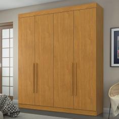 Guarda Roupa Casal 4 Portas 3 Gavetas Roma