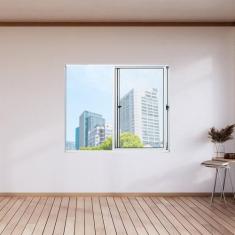 Janela de Alumínio 100x100cm 2 Folhas Fortline - Atlântica