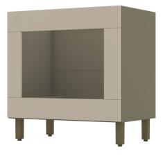 Balcão Para Forno Em Mdf Henn Connect Duna-cristal