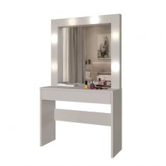 Penteadeira Camarim Requinte 1 Gaveta Mavaular Branco