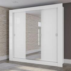 Guarda Roupa Casal 3 Portas de Correr H563 Kappesberg, Branco