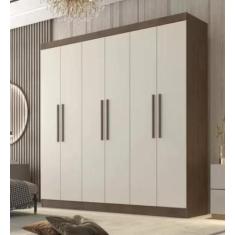 Guarda Roupa Casal 6 Portas 4 Gavetas Belém - Móveis Valverde - New Ca