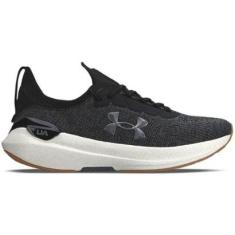 Tênis Under Armour Charged Hit Unissex Cinza Branco Corrida-Unissex