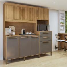 Armário para Cozinha 7 Portas 2 Gavetas 180,8cm Citrino Yescasa