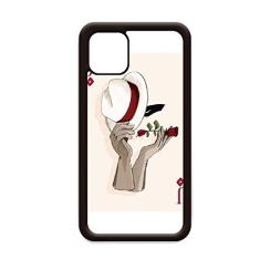 Capa para celular Apple Mobile com estampa de diamante J para iPhone 11 Pro Max