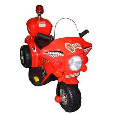 Mini Moto Elétrica Infantil Triciclo Elétrico BZ Cycle Vermelho com Músicas e Luzes BARZI MOTORS