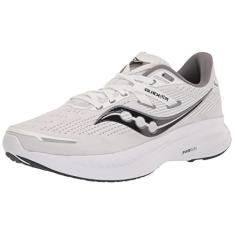 Saucony Tênis masculino Guide 16, Branco/preto, 43