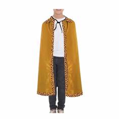 Capa de Rei Infantil Cosplay Masculino Fantasia Príncipe Encantado Traje Manto Imperador Realeza Aniversário Debutante