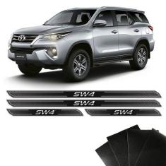 Kit Soleira Diamante Hilux Sw4 2005/18 Com Protetor De Porta - SPORTIN