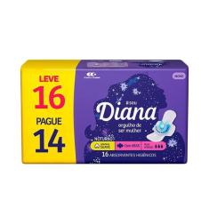 Absorventes diana noturno leve 16 pg 14