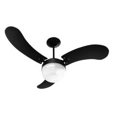 Venti-Delta Ventilador de Teto New Montana 3 Pás Laqueadas 220 V C3V, 243211, 130 W, Preto