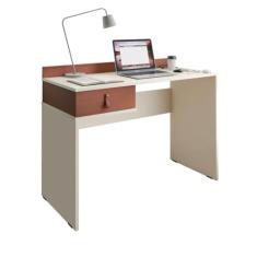 Mesa Para Computador com 1 Gaveta - Home Office e Estudos 90cm(Off com Cedro)
