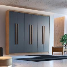 Guarda Roupa Casal 6 Portas Hawai Rufato