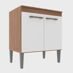 Balcão para Cozinha 2 Portas 71cm com Tampo