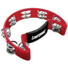 Pandeiro Meia Lua Profissional Liverpool Pml 001Rd Vermelho