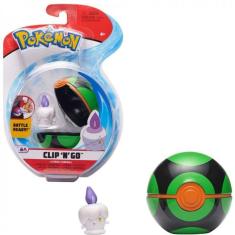 Boneco Pokemon Litwick e Pokebola Dusk - 2606 SUNNY BRINQUEDOS