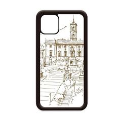 Capa Fontana di Trevi Roma Fontana Landmark para iPhone 11 Pro Max para Apple Mobile Case Shell