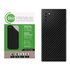 Adesivo Skin Premium Fibra Carbono Preto Samsung Galaxy Note 10plus