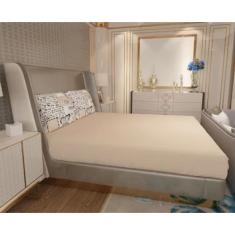 Jogo de Lençol Zono Enxovais Cama Queen 3 Peças Malha 100% Algodão Romano – Angorá