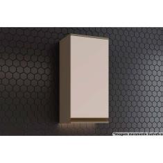 Armário Aéreo p/ Cozinha Connect c/1 Porta 40cm Duna/Cristal - Henn