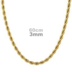 Cordão Masculino Aço Inox 60Cm 3Mm - Trr Company