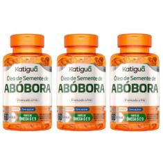 Kit 3 Óleo De Semente De Abóbora 60 Cápsulas Katigua