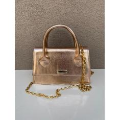 Bolsa Mini Bag Transversal Feminina Ombro Lateral Mão Alça Corrente Re