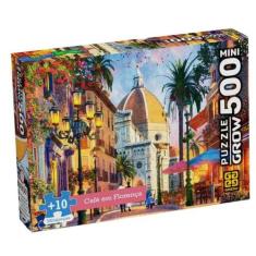 Mini Quebra-cabeça 500 peças Café em Florença - Grow, 04604